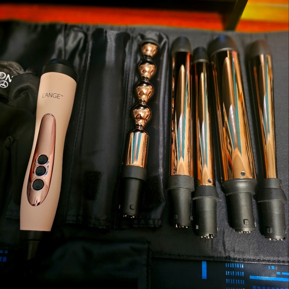 Lange Rose Gold Wand Set
